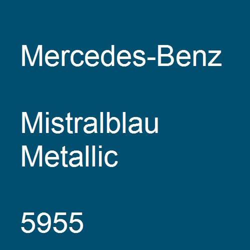 Mercedes-Benz, Mistralblau Metallic, 5955.